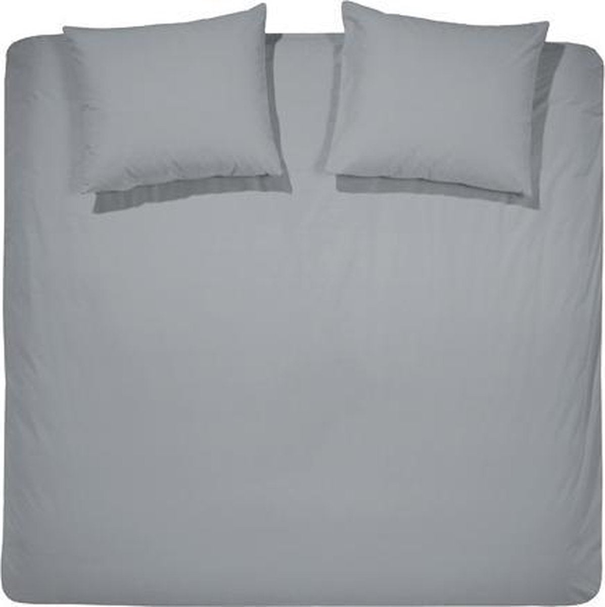 Dekbedovertrekset katoen 200 x 200/220 (95) grey uni Damai