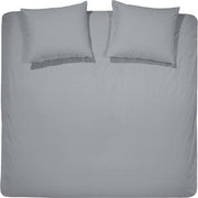 Dekbedovertrekset katoen 200 x 200/220 (95) grey uni Damai