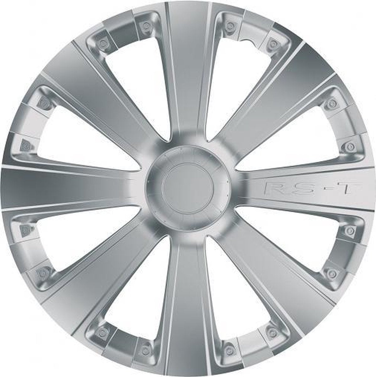Car Plus Wieldoppen Rst 14 Inch Abs Zilver Set Van 4