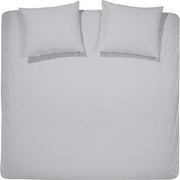 Dekbedovertrekset katoen 260 x 200/220 (94) light grey uni Damai