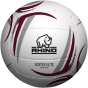 Rhino Netbal Vortex Elite Pro Match Rubber Wit/rood/grijs Maat 5