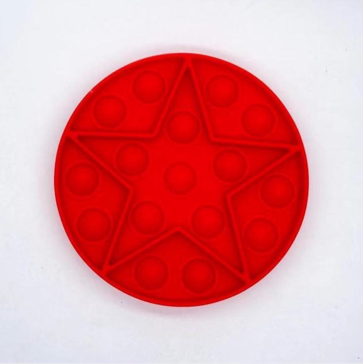 Pop It - Fidget Toys - Ster – Rood