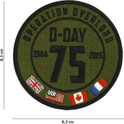 Embleem D-Day 75 Years stof