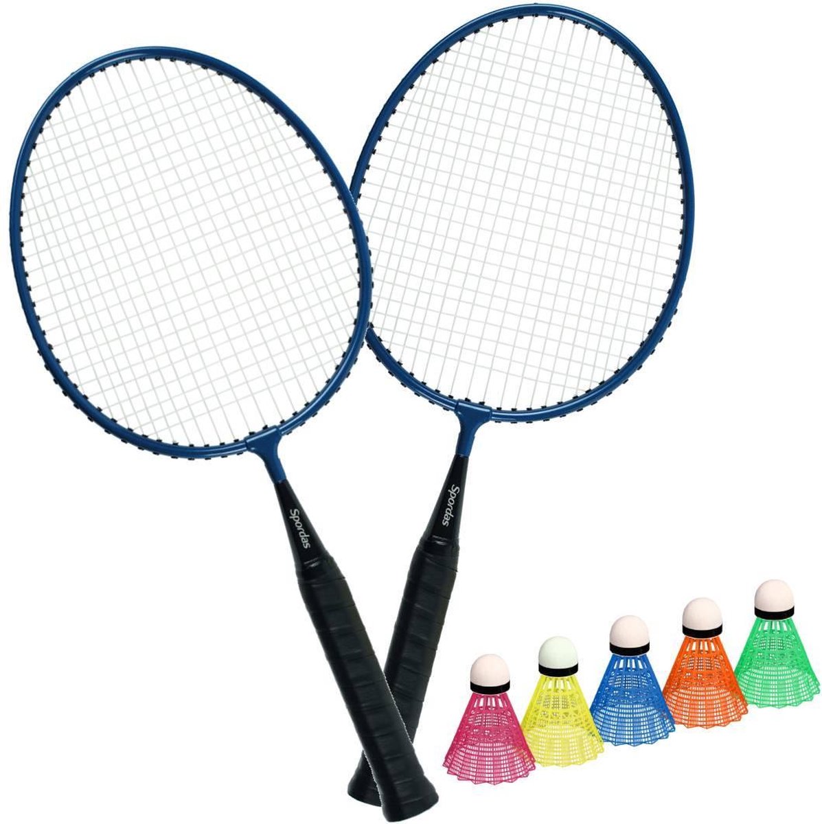 Badminton set Kids 2 Rackets Mini + 5 Shuttles