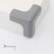 FSW-Products - 4 Stuks - Siliconen Tafel Hoekbeschermers Set - T-vorm - 3M Tape - Grijs - Tafelhoek Beschermers - Beschermhoeken - Veiligheid Baby Peuter en Kind - Zelfklevende tafelhoek beschermers - Tafelhoekbescherming - Kinderbeveiliging