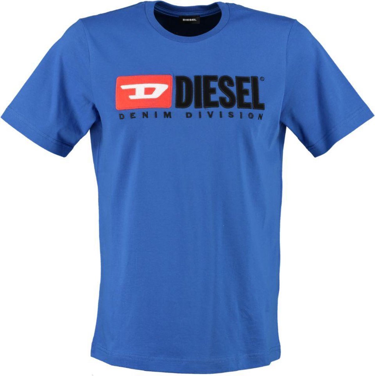 Diesel blauw t-shirt - valt ruim - Maat S
