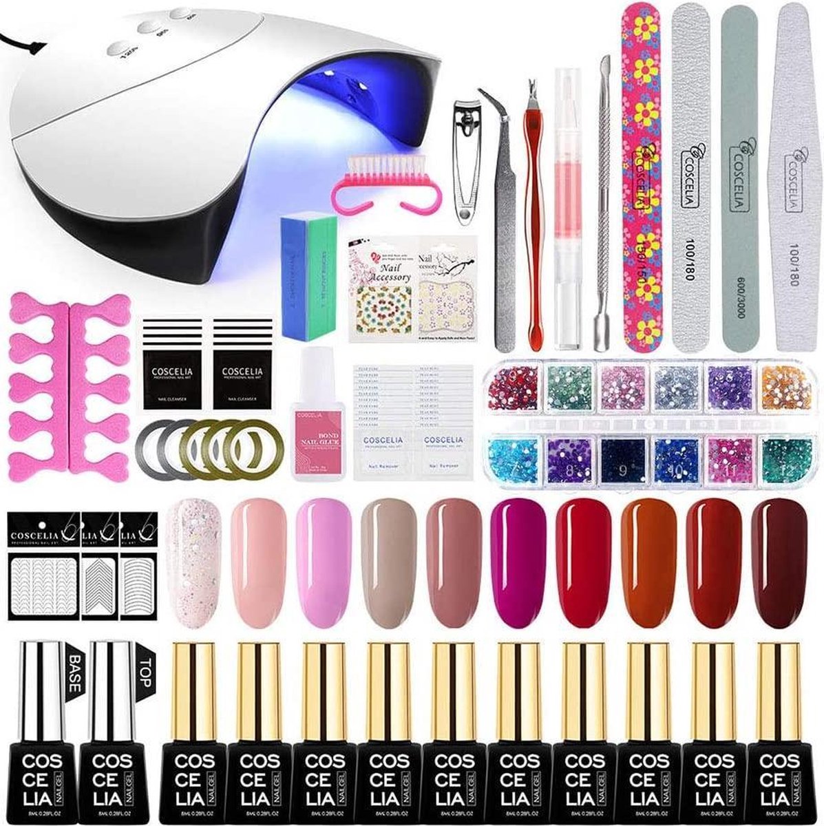 Saint-Acior 36 W UV + led-nagellamp