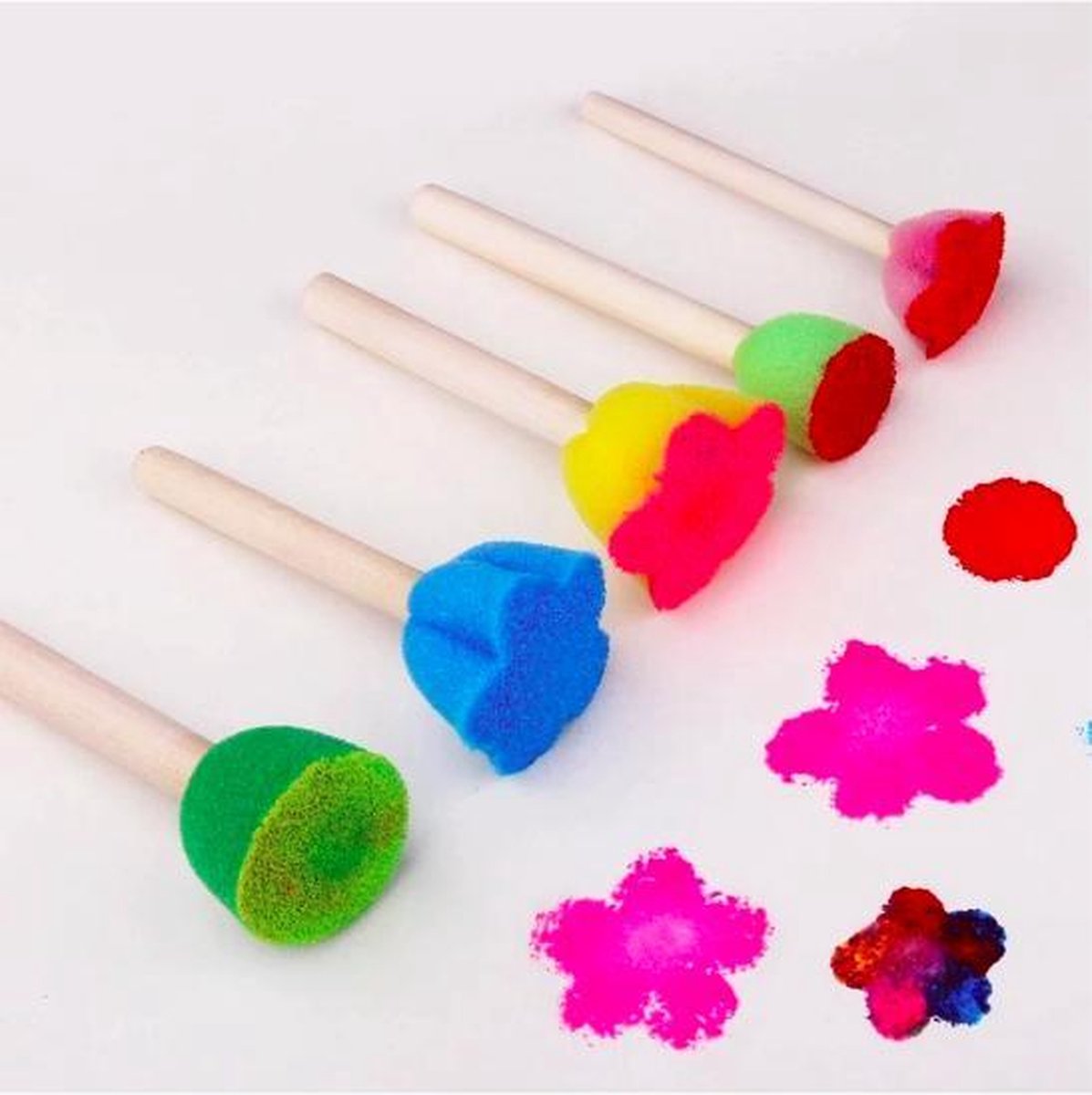 ProductGoods - Stempel Sponsjes Verfspons Vingerverf Overige Attributen - 5 Stuks
