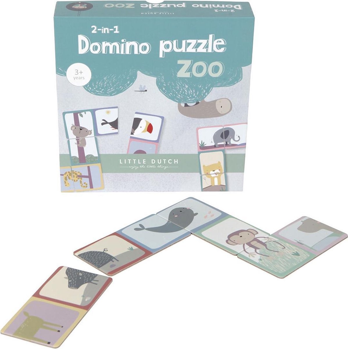 Little Dutch Domino Puzzel - Vanaf 3 Jaar