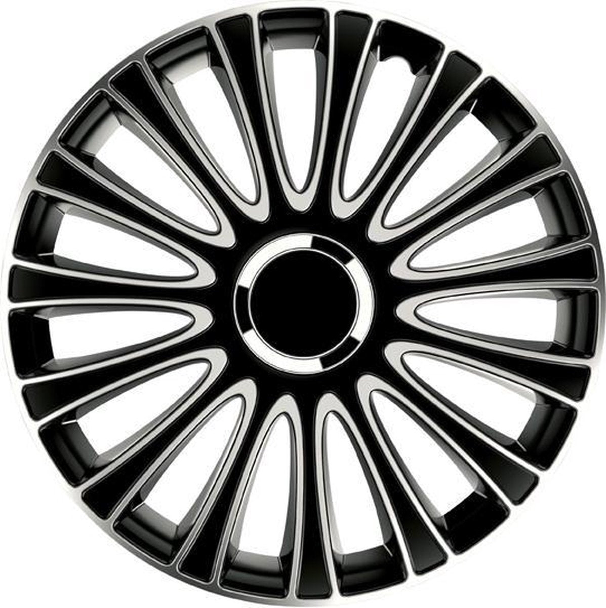Gorecki Wieldoppenset LeMans Pro 15" Zwart/Zilver