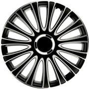 Gorecki Wieldoppenset LeMans Pro 15" Zwart/Zilver