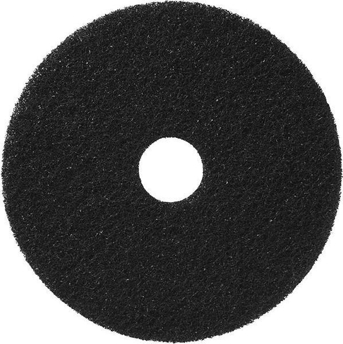 5 stuks vloerpad zwart 11 inch 28 cm
