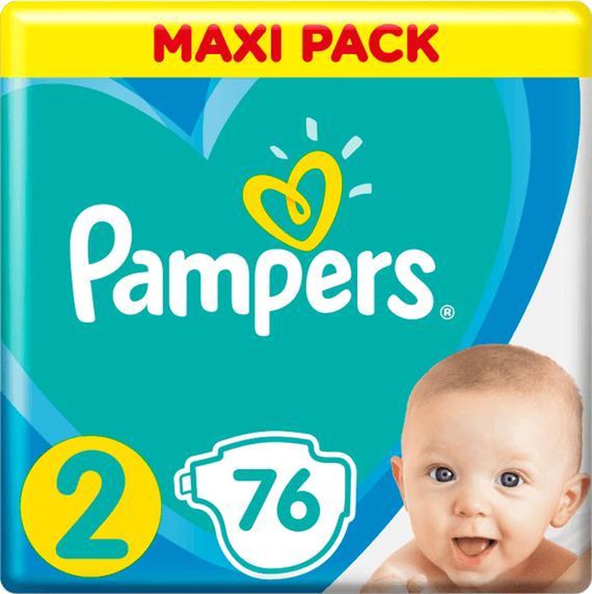 Pampers Active New Baby Luiers Maat 2 - 76 Luiers