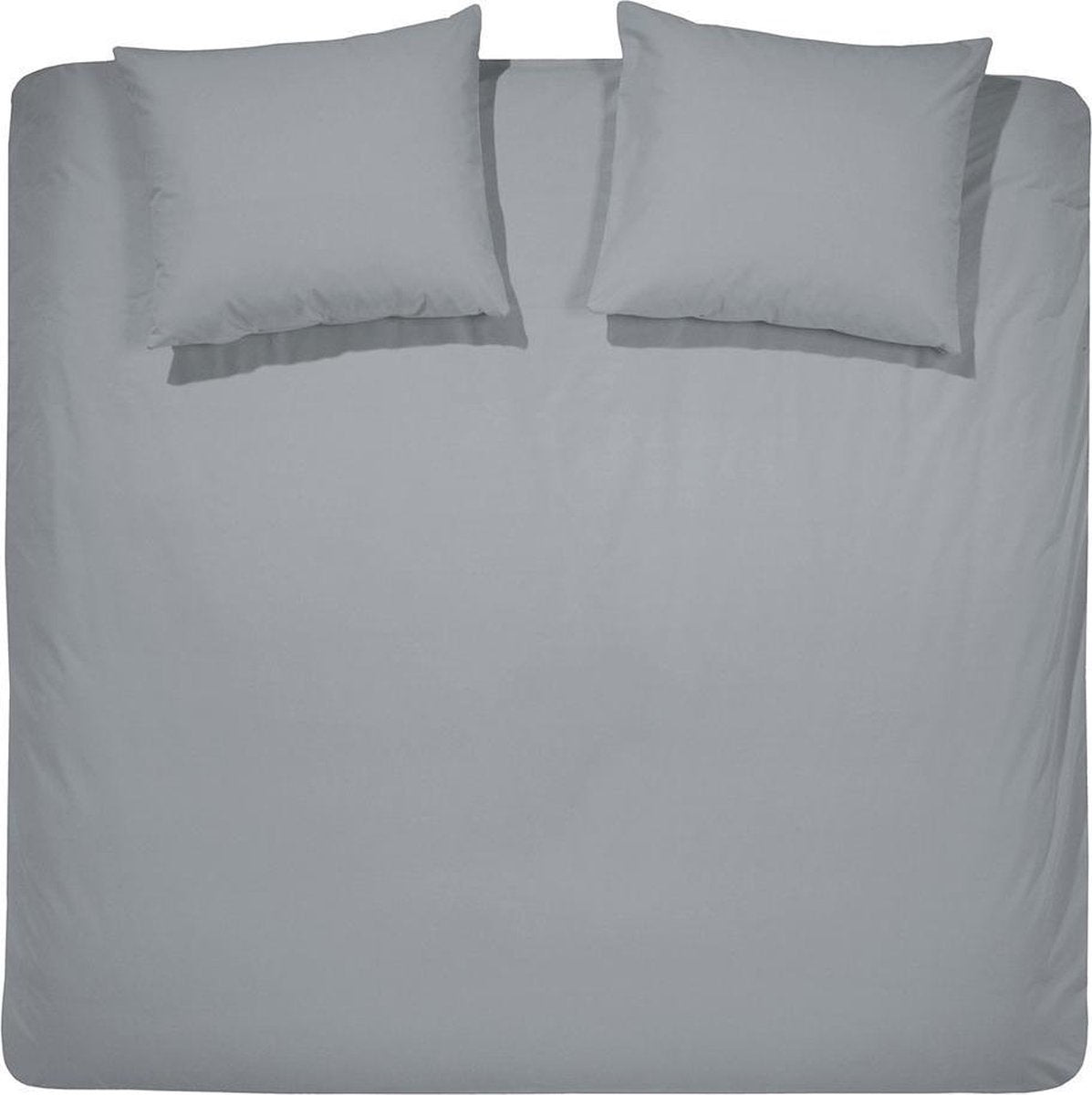 Dekbedovertrekset katoen 140 x 200/220 (95) grey uni Damai