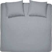 Dekbedovertrekset katoen 140 x 200/220 (95) grey uni Damai