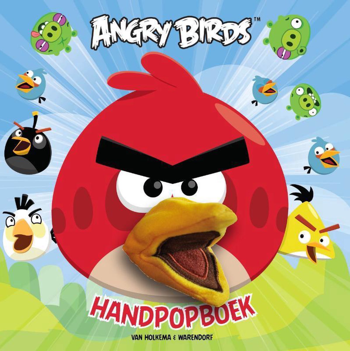 Unieboek Angry Birds: Handpopboek. 6+