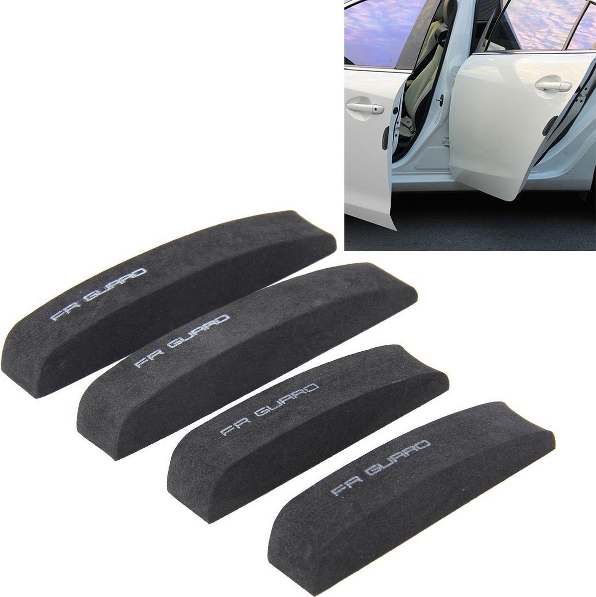 10 STKS Auto Auto Foam Deur Side Edge Anti-kras Body Guard Bescherming Strip Sticker