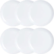Bordenset Luminarc Diwali 6 pcs Wit Glas (25 cm)