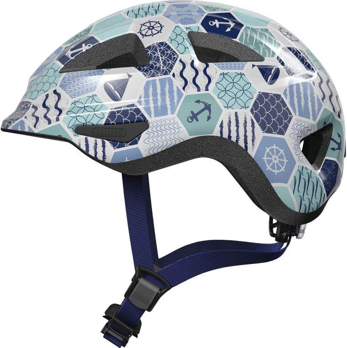 ABUS Anuky 2.0 Fietshelm - Maat M (52-57) - Blue Sea