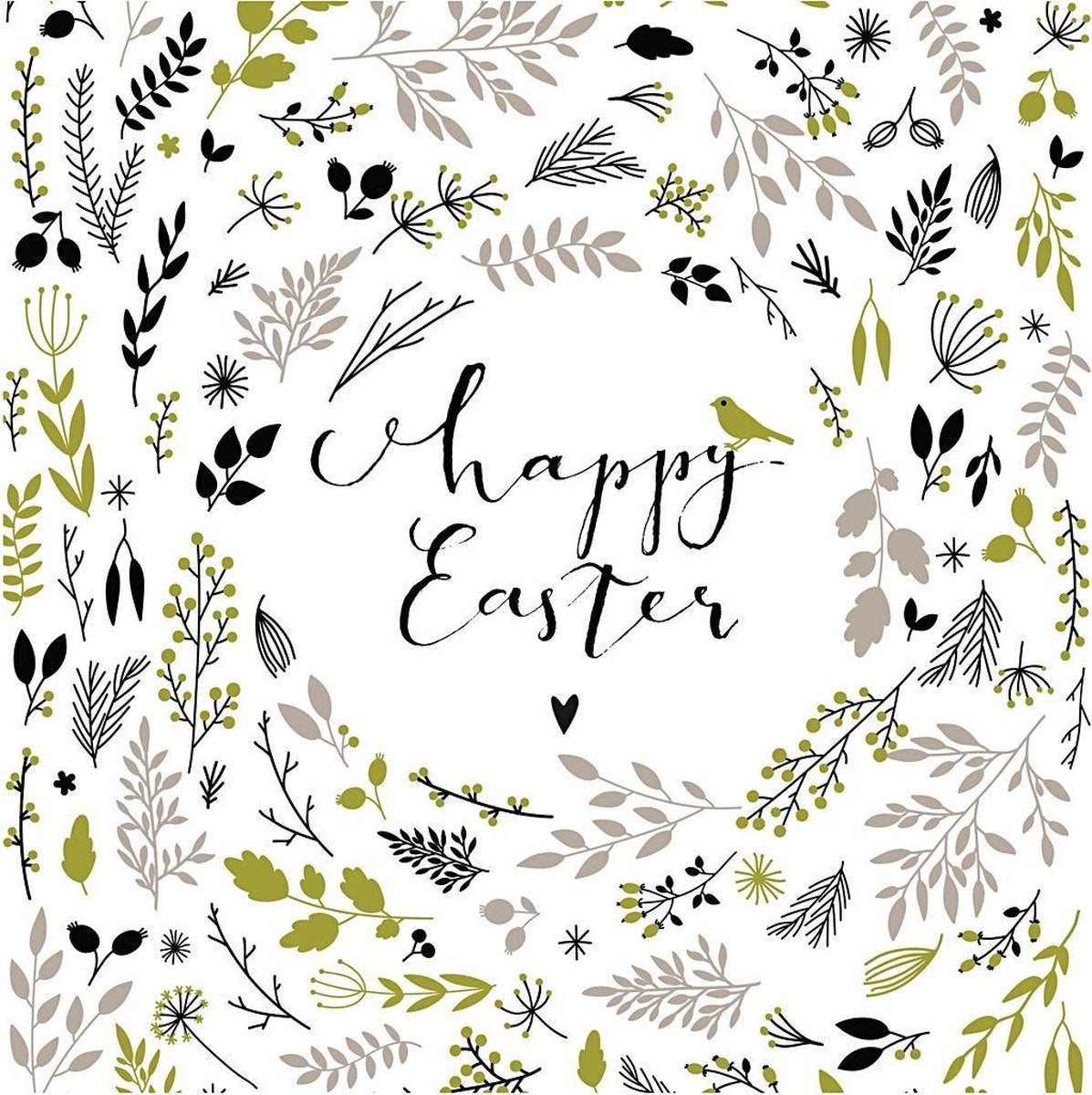 Table Napkins. Happy Easter. size 33x33 cm. 20 pc/ 1 pack