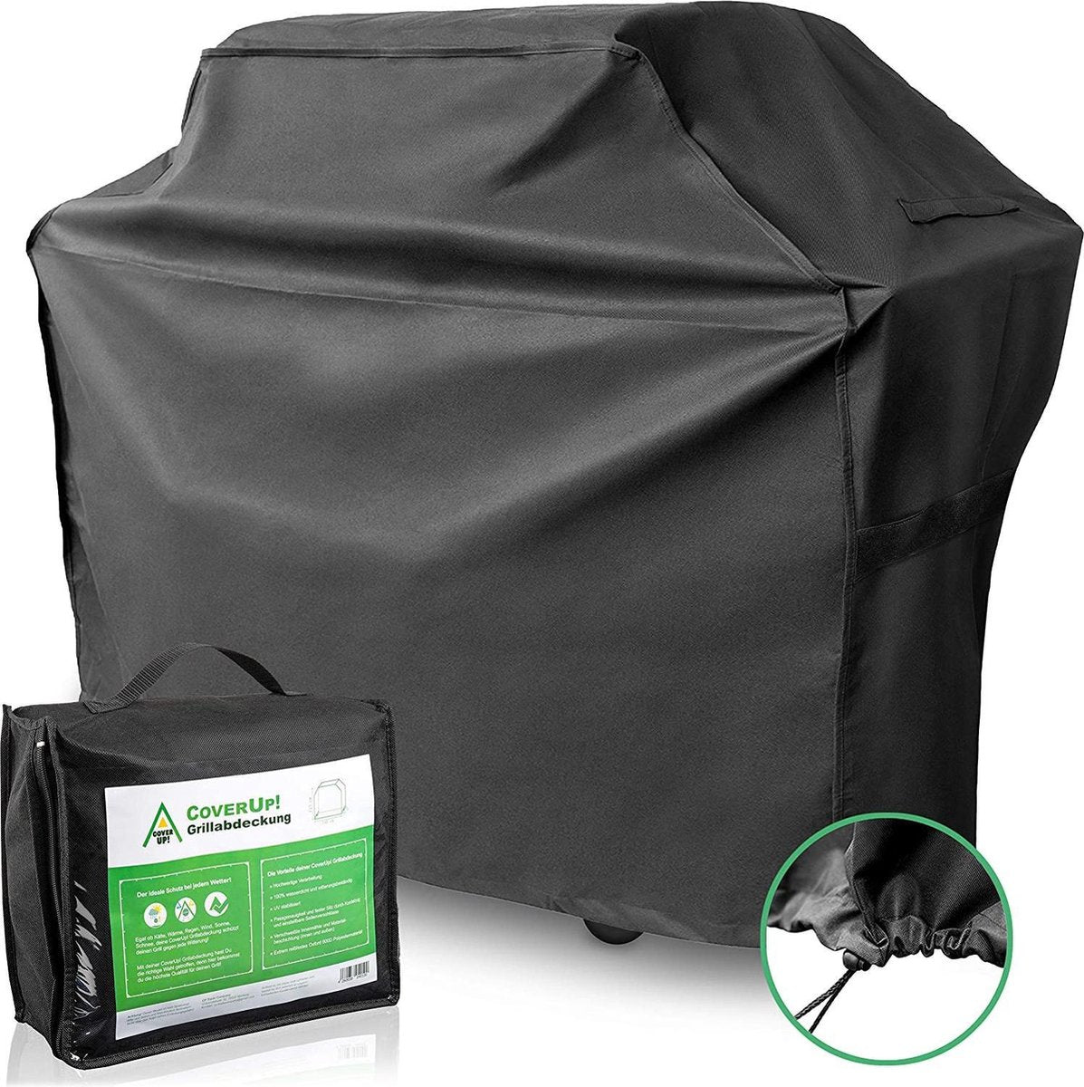 Bbq hoes - Premium barbecue hoes gemaakt van scheurbestendig 600D Oxford polyester materiaal - Grill hoes (80 x 65 x 115 cm)