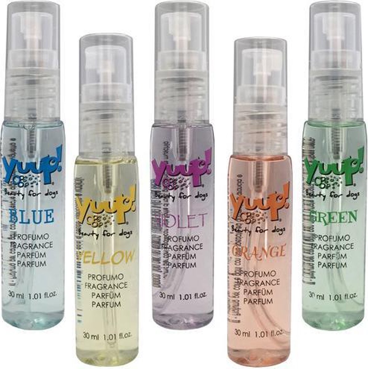 Yuup! Hondenparfum Set van 5 parfums 5x30ml