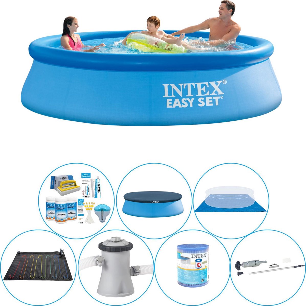 Zwembad Plus Accessoires - Intex Easy Set Rond 305x76 cm