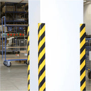 Stootrand hoekbeschermer Type H+ lengte 1 m Geel