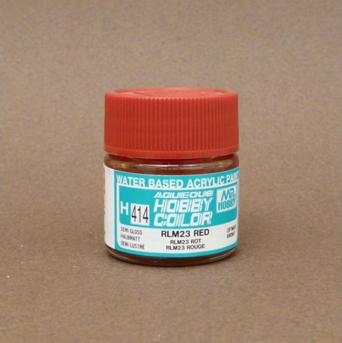 Mrhobby - Aqueous Hob. Col. 10 Ml Rlm23 Red (Mrh-h-414) - modelbouwsets