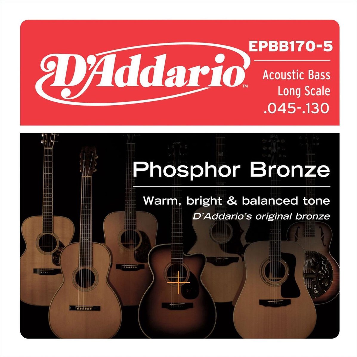 5er Phosphor Bronze 45-130 Acoustic bas 45-65-80-100-130