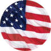 AMSCAN - 8 Amerikaans bordjes - Decoratie > Borden