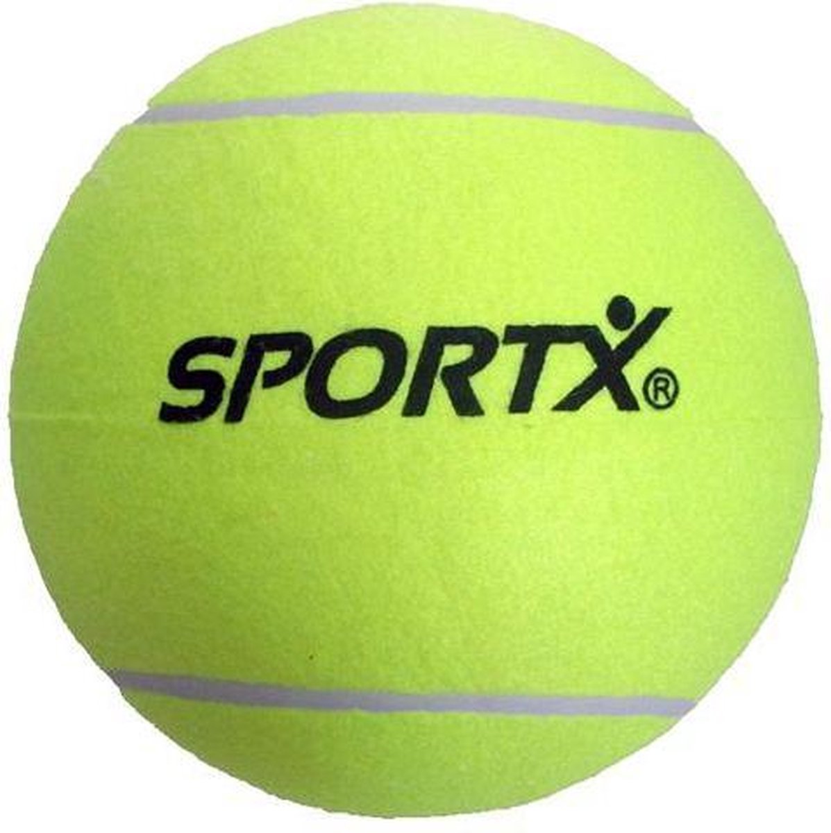 Set van 4x stuks Jumbo super grote tennisballen XXL - buiten speelgoed ballen