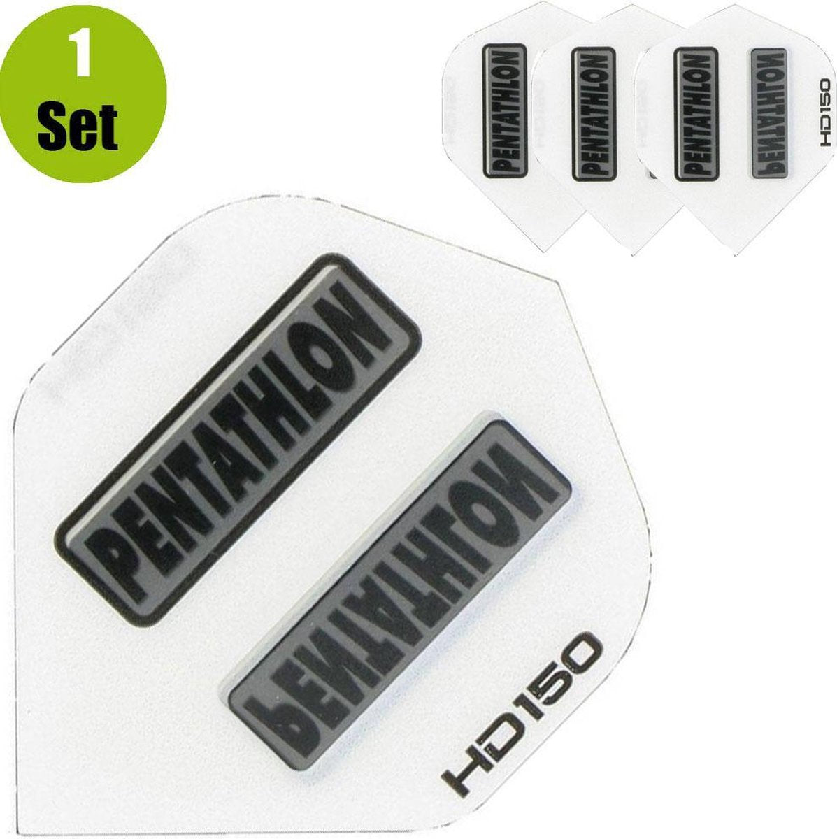 Pentathlon HD150 Dartflights - Wit- ()