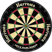 Harrows Dartset Dartbord met Dartpijlen - Sisal/Staal 7-Delig