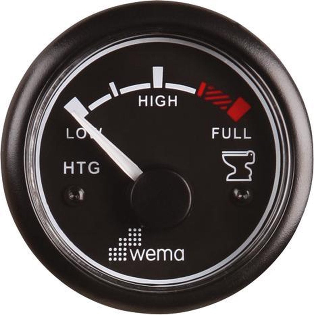 WEMA TANKMETER VUILWATER ZWART