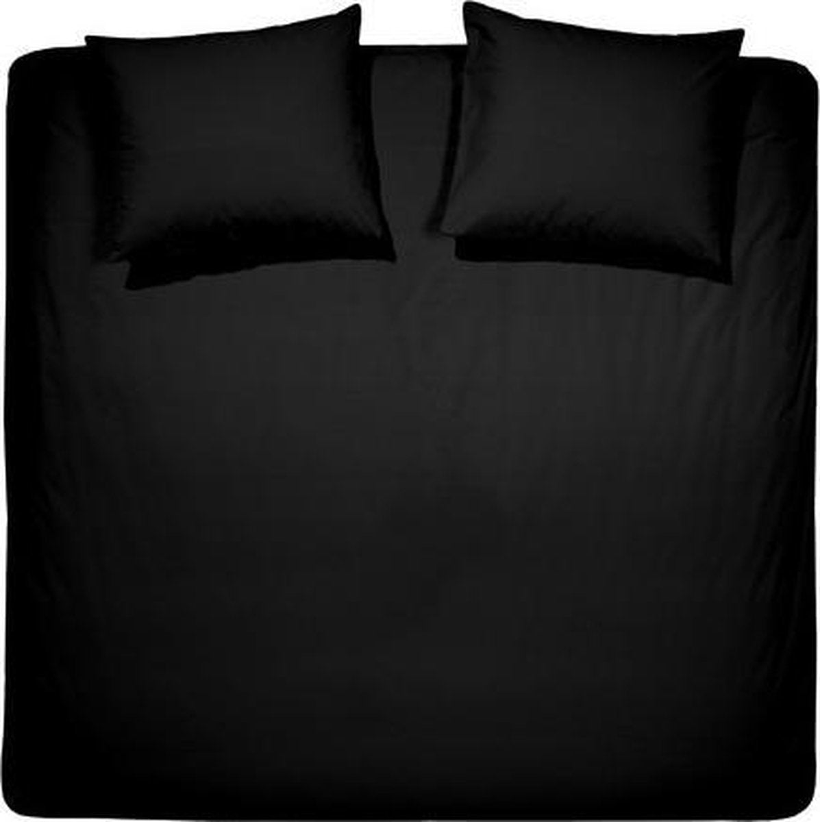 Dekbedovertrekset katoen 260 x 200/220 (99) black uni Damai