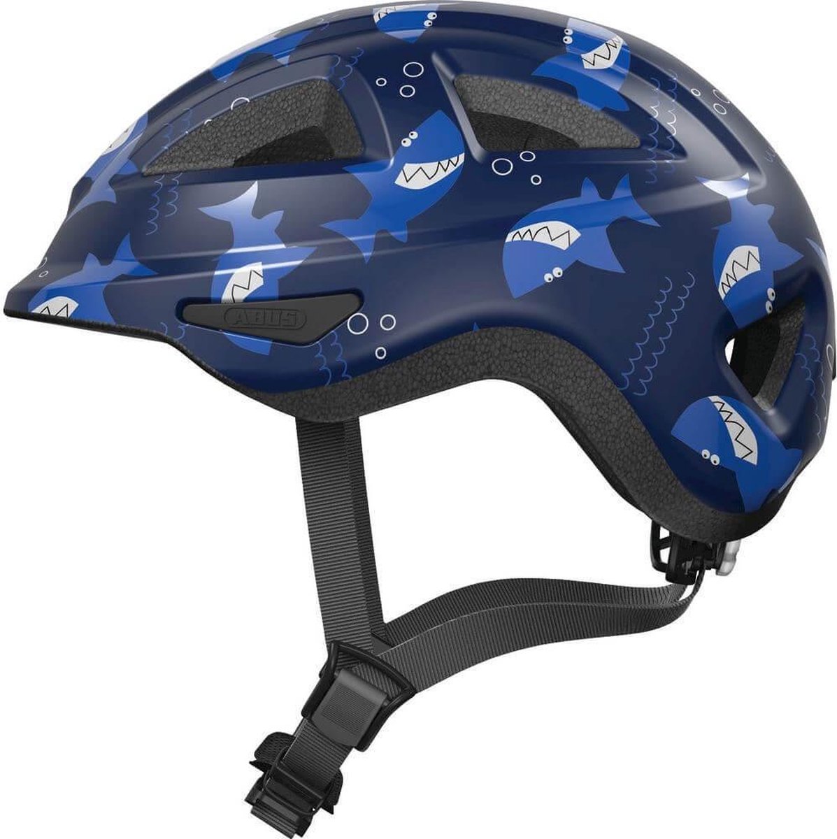 ABUS Anuky 2.0 ACE Fietshelm - Maat M (52-57) - Blue Sharky