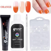 Yayoge chameleon polygel kleur oranje zonder lamp polygel starterpakket polygel starters kit nail art