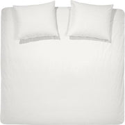 Dekbedovertrekset katoen 200 x 200/220 (02) woolwhite uni Damai