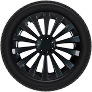 Wieldoppen set - 16 inch – Meridan zwart (4 stuks)