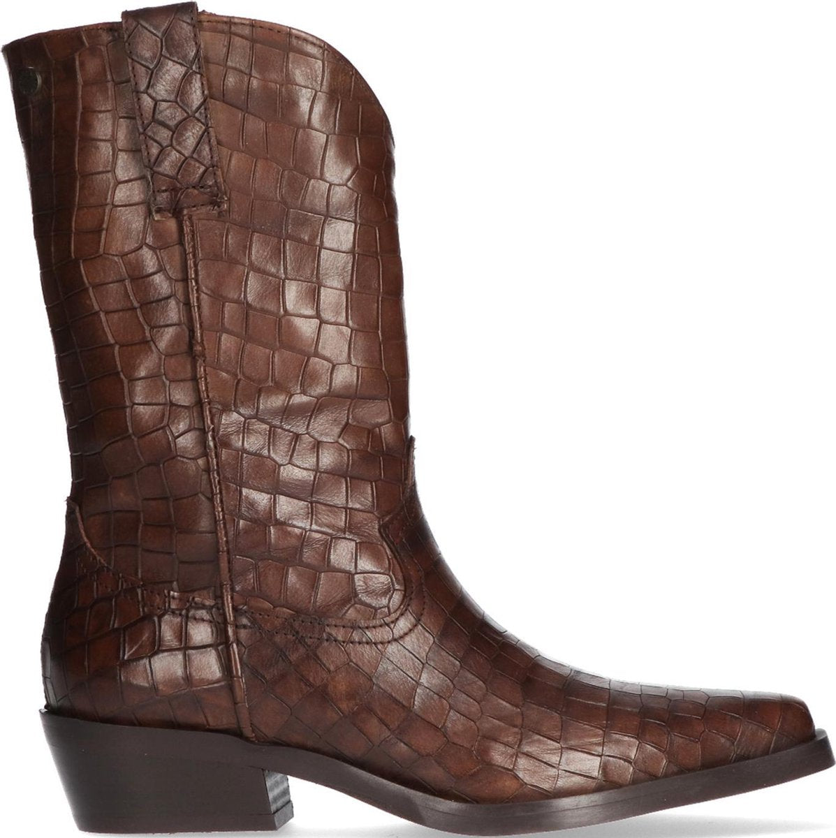 Notre-V 02-160 Enkellaarsjes - Enkelboots - Dames - Bruin - Maat 37