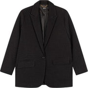 Alix the label Houndstooth Blazer Zwart  dames maat S