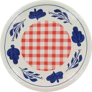 Boerenbont & Bonter Menuet Gebaksbordje - Ø 16 cm - Rode Ruit
