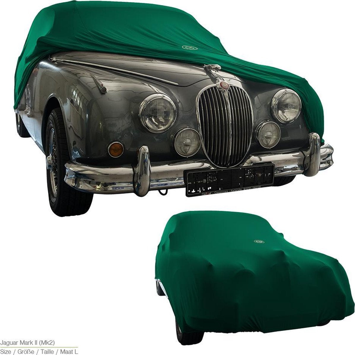 BOXX autohoes | XL | Indoor | Groen | Coupe/sedan-Fit | DS COVERS