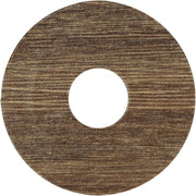 Zelfkl. rozet (17 mm) eiken bruin geolied (10 st.)