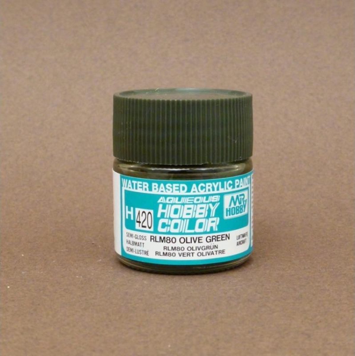 Mrhobby - Aqueous Hob. Col. 10 Ml Rlm80 Olive Gr. (Mrh-h-420) - modelbouwsets