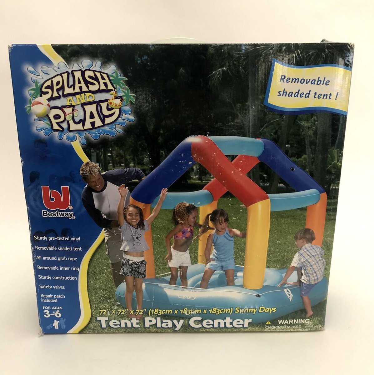 Tent Play center Opblaasbaar - 183 x 183 cm