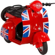 Toys Amsterdam Scooter United Kingdom Junior 12 Cm Die-cast Rood