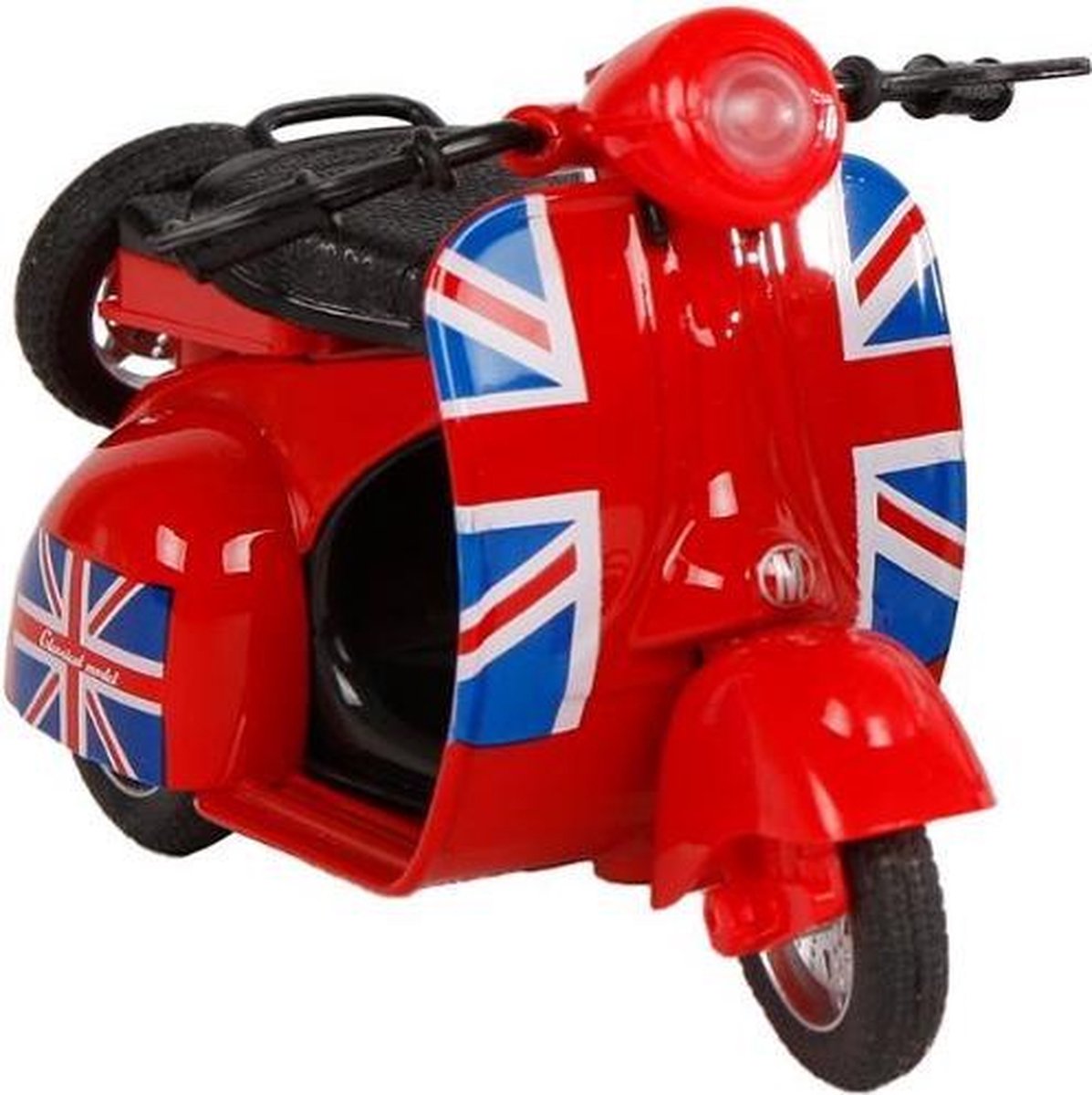 Toys Amsterdam Scooter United Kingdom Junior 12 Cm Die-cast Rood
