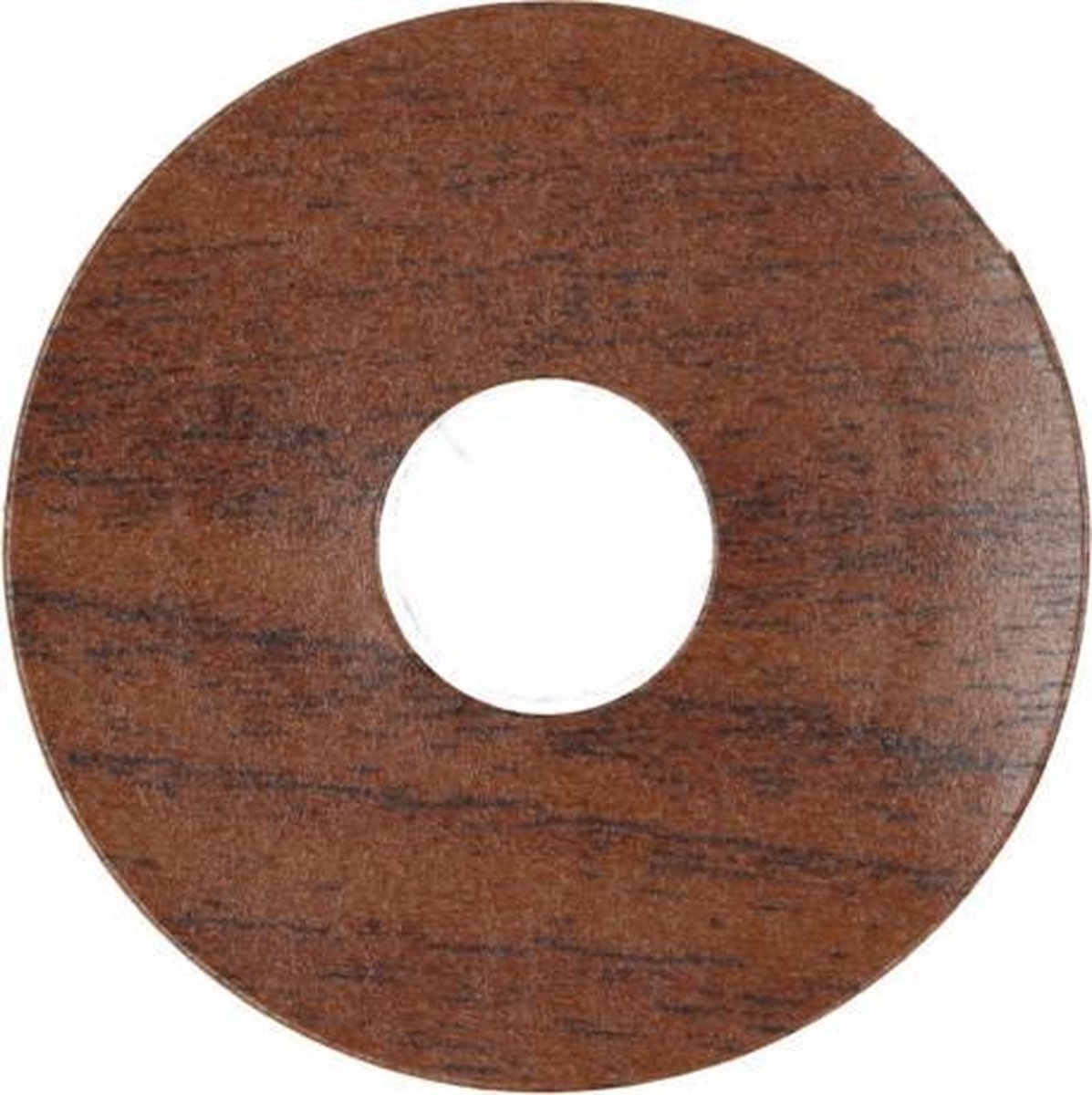 Zelfkl. rozet (17 mm) newport mahonie (10 st.)